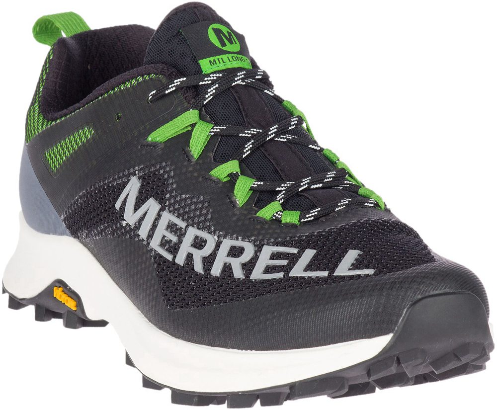 Tenis Homem - Merrell Mtl Long Sky - Pretas/Verdes - PHF086721